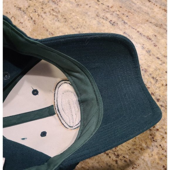 VTG Reebok On Field Green Bay Packers NFL Football Strapback Dad Hat Cap - Picture 7 of 12